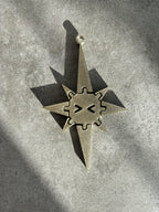 Flexi Christmas Star Ornament Keychain, 3D Printed Fidget Gift