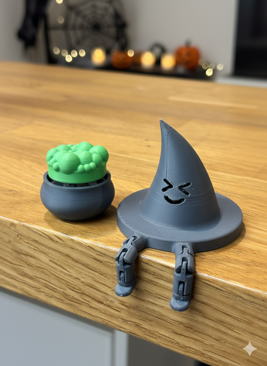 Booflex I – Witch Hat With Dangling Legs