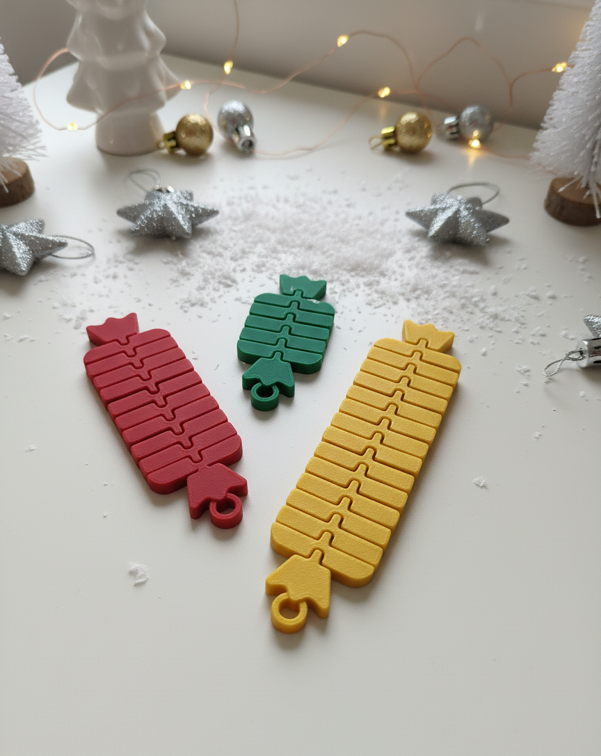 Candytrio | Flexi Christmas Candy Keychains – Set Of 3 Sizes