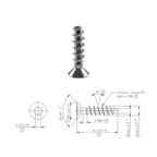 SS304 Thread Forming Screws for Plastics - OzFDM