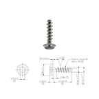 SS304 Thread Forming Screws for Plastics - OzFDM
