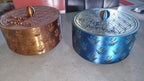 Flower of Life Trinket Box, 3D Printed Metallic Keepsake Box