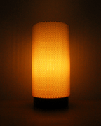 Eva RippleMesh Lamp Shade, 3D Printed Cylinder Light