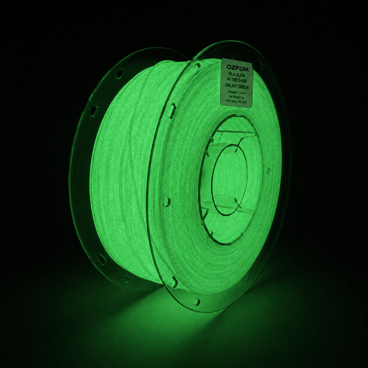 1.75 mm Glow in the Dark PLA Filament - 1 KG - OzFDM