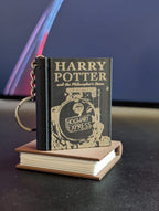 Pocket Tome Mini Book Keychain with NFC Tag Slot