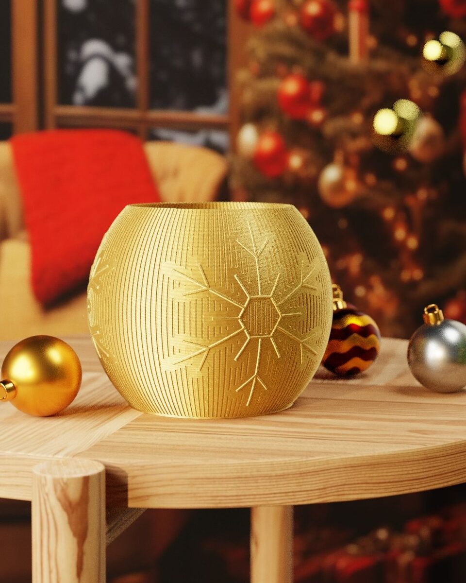 Snowflake Mini Vase & Organizer