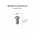Button Head Socket Screws – Stainless Steel (M3–M8) - OzFDM