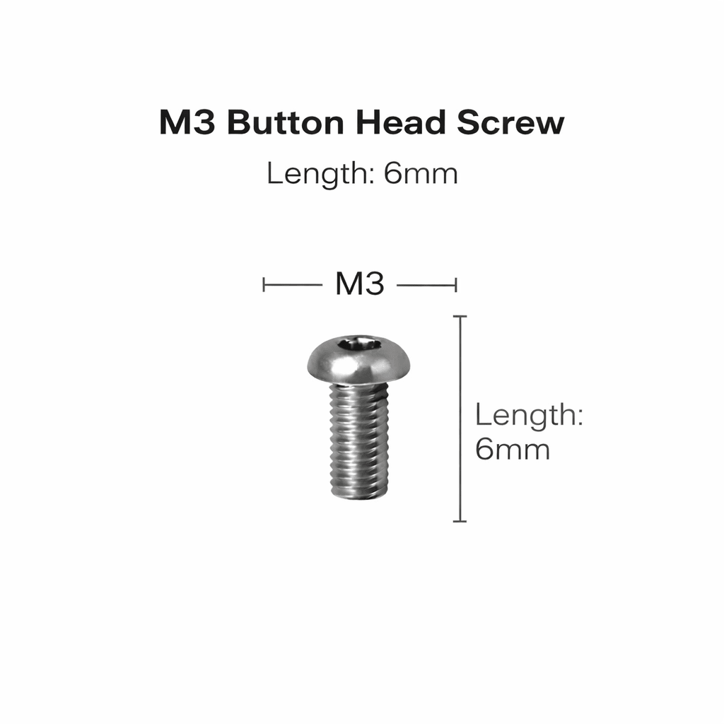 Button Head Socket Screws – Stainless Steel (M3–M8) - OzFDM