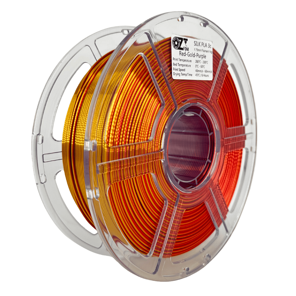 Tri - Colour PLA Silk Filament - OzFDM