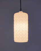 Seamless Wave Lampshade, 3D Printed E27 Pendant or Table