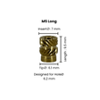 High Quality Knurled Brass Threaded Heat Inserts for 3D Printing