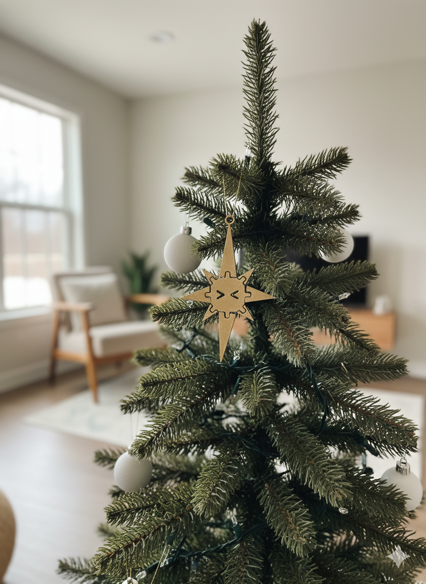 Starflex | Flexi Christmas Star Ornament Keychain