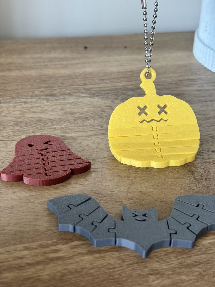 Spookyflex Trio | Halloween Flexi Keychains Bundle - 3 In 1