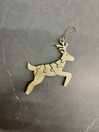 Rudoflex Flexi Reindeer Keychain, 3D Printed Xmas Ornament