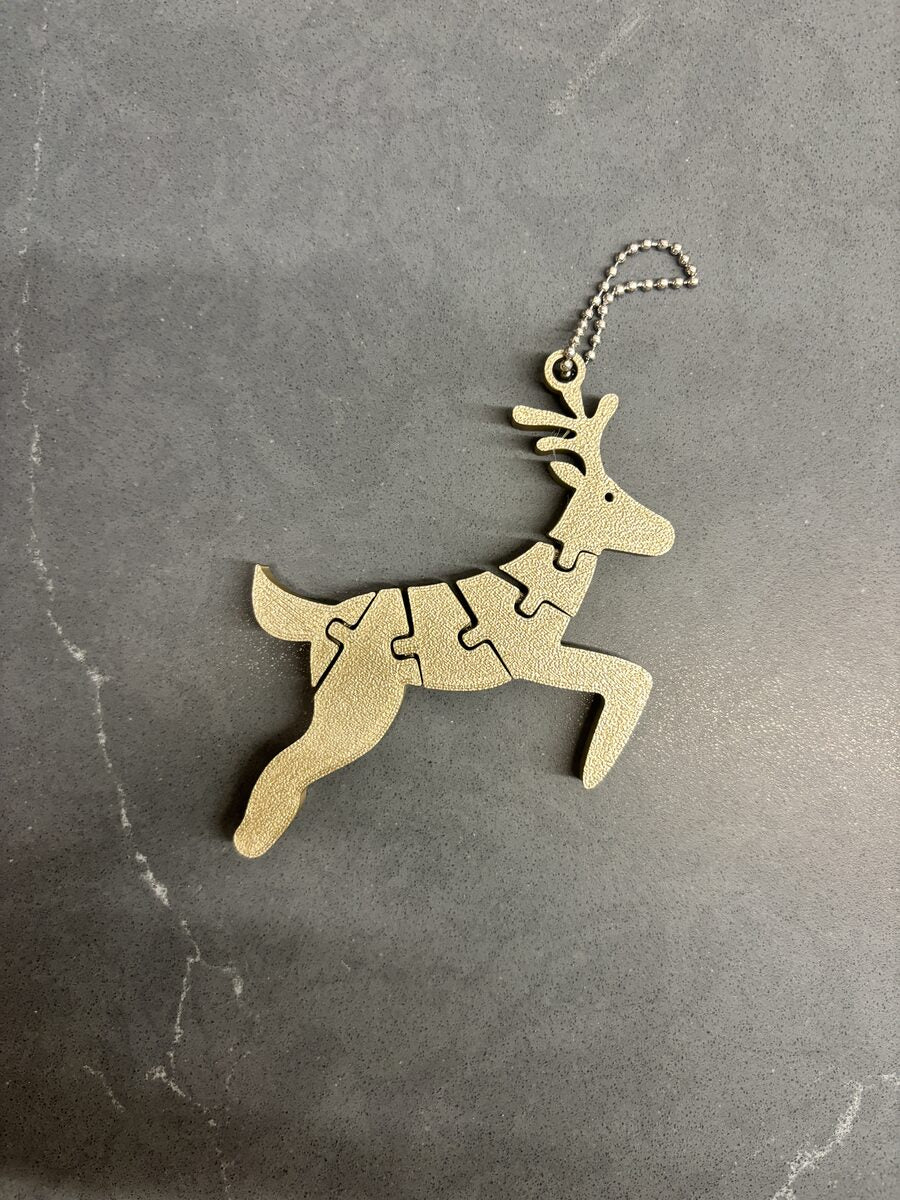 Rudoflex | Flexi Reindeer Keychain Christmas Ornament