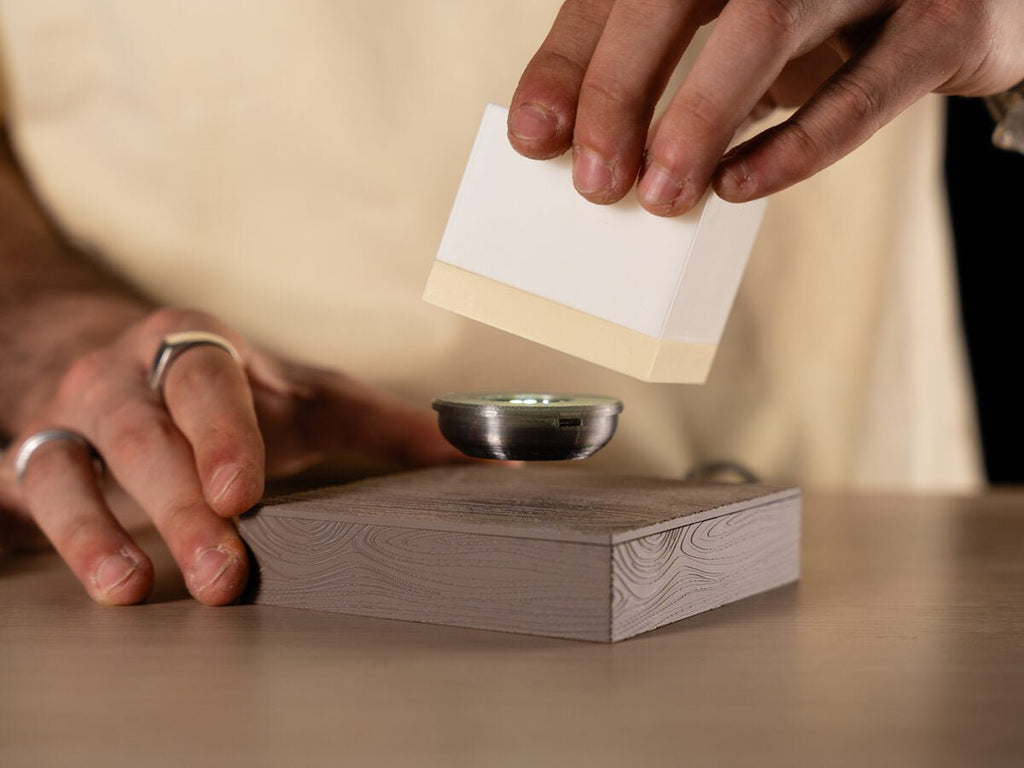 Levitating Cube Lamp, 3D Printed Magnetic Floating Desk Light