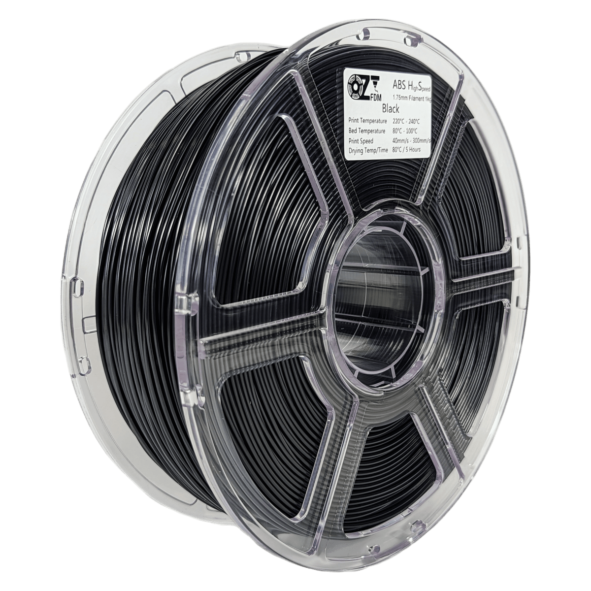 OzFDM ABS - HS (HighSpeed) 3D Printing Filament 1.75mm 1KG - OzFDM