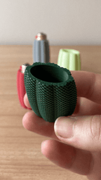 Ara Ripple Mesh Bic Lighter Case, 3D Printed TPU Sleeve