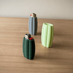 Ara Ripple Mesh Bic Lighter Case, 3D Printed TPU Sleeve