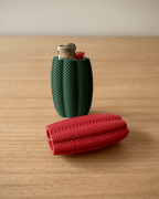 Ara Ripple Mesh Bic Lighter Case, 3D Printed TPU Sleeve