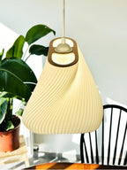 Aryz Minus Spiral Pendant Light, 3D Printed Lamp Shade