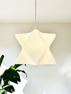 Aryz Multiply Sculptural Pendant Light, 3D Printed Lamp Shade