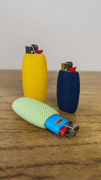Bic Lighter Case, 3D Printed RippleMesh Grip Sleeve