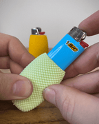 Bic Lighter Case, 3D Printed RippleMesh Grip Sleeve