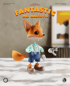 Fantastic Mr Mascotte Fox Art Toy, 3D Printed Figure