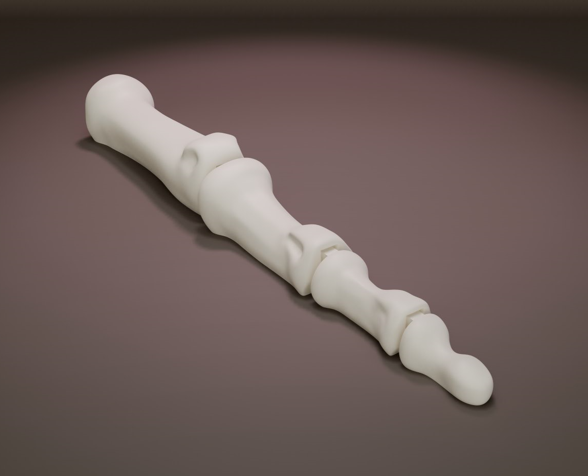 Bone Finger - Articulated Keychain Toy