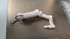 Articulated Bone Finger Keychain, 3D Printed Halloween Toy