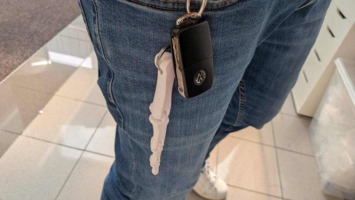 Bone Finger - Articulated Keychain Toy