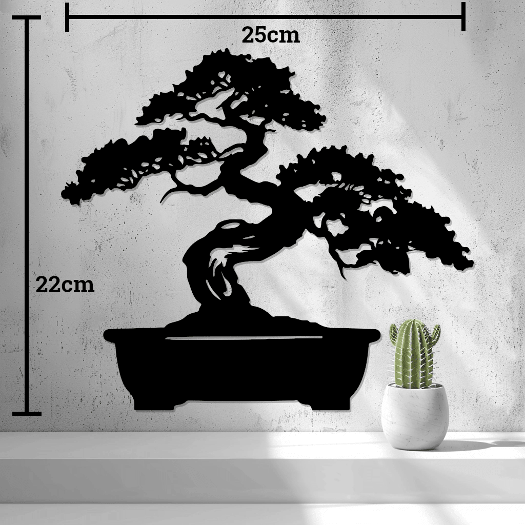 2d Bonsai Wall Art