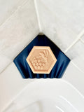 Capa Corner Soap Dish, Self-Draining 3D Printed Bath Accessory