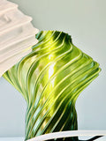 Carla Spiral-Twist Table Lamp, 3D Printed Translucent Shade