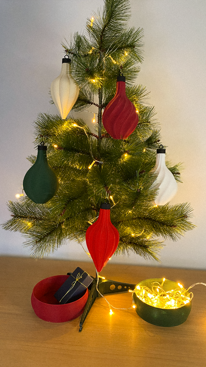 Concave Arches Christmas Ornament (Serie 3)