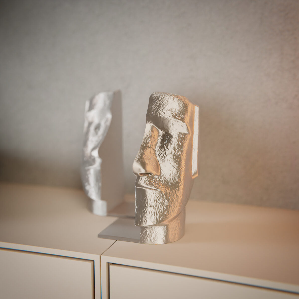Moai Bookend