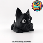 Flexi Cairn Terrier Dog Figure, Articulated 3D Printed Toy