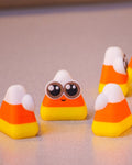 Cute Candy Corn Halloween Figurine, 3D Printed Decor