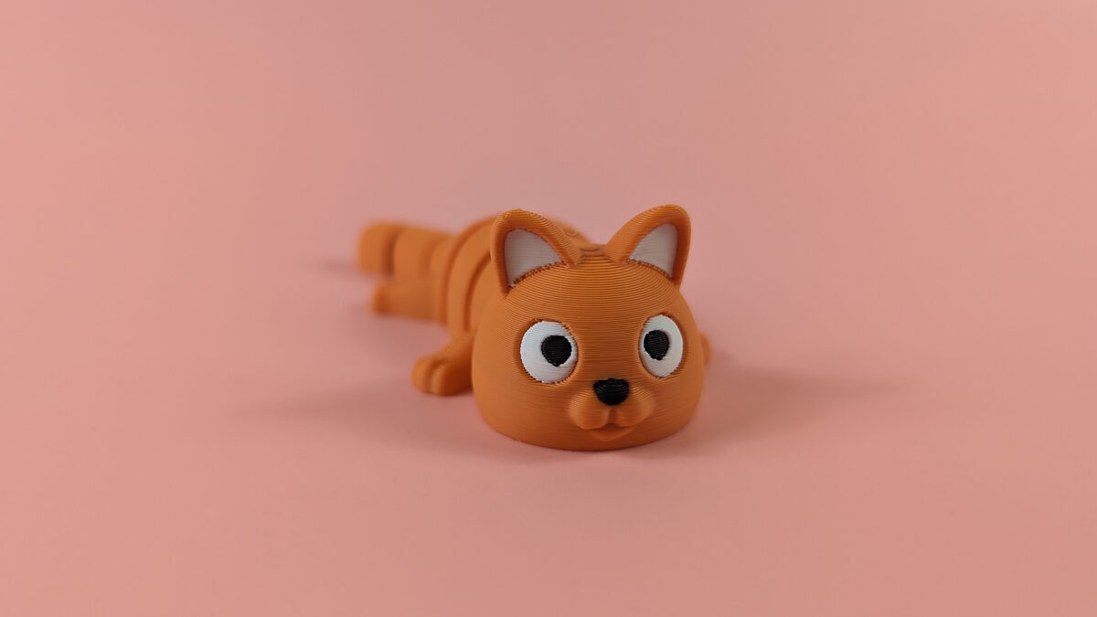 Cat - Articulated Figure Keychain
