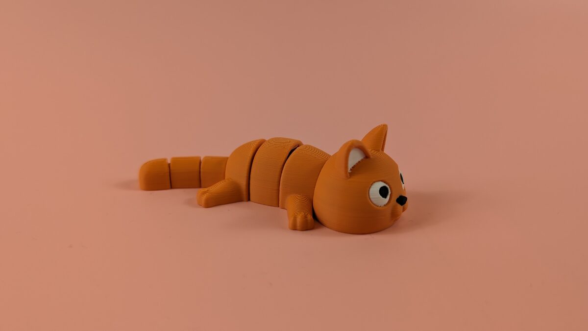 Cat - Articulated Figure Keychain