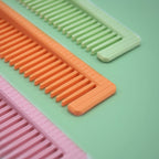 Loop-Handle Wide-Tooth Hair Comb, 3D Printed Detangling Comb