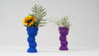 Moai Totem Vase, 3D Printed Ribbed Planter and Pen Holder