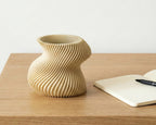 Twisted Spiral Pen Cup, 3D Printed Desk Organiser