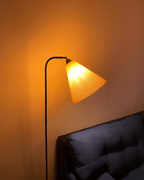 Ripple Textured Cone Pendant Lamp Shade, 3D Printed Light Cover