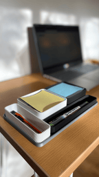 Coregrid Module 7 Desk Organizer Tray, 3D Printed Modular Insert