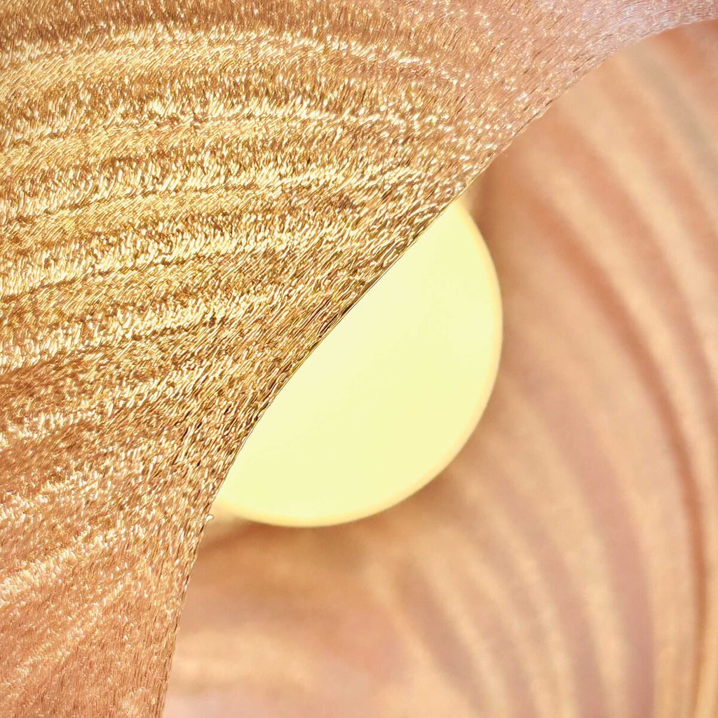 Draped Fabric Wall Light, 3D Printed Sconce with LED Glow