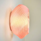 Draped Fabric Wall Light, 3D Printed Sconce with LED Glow