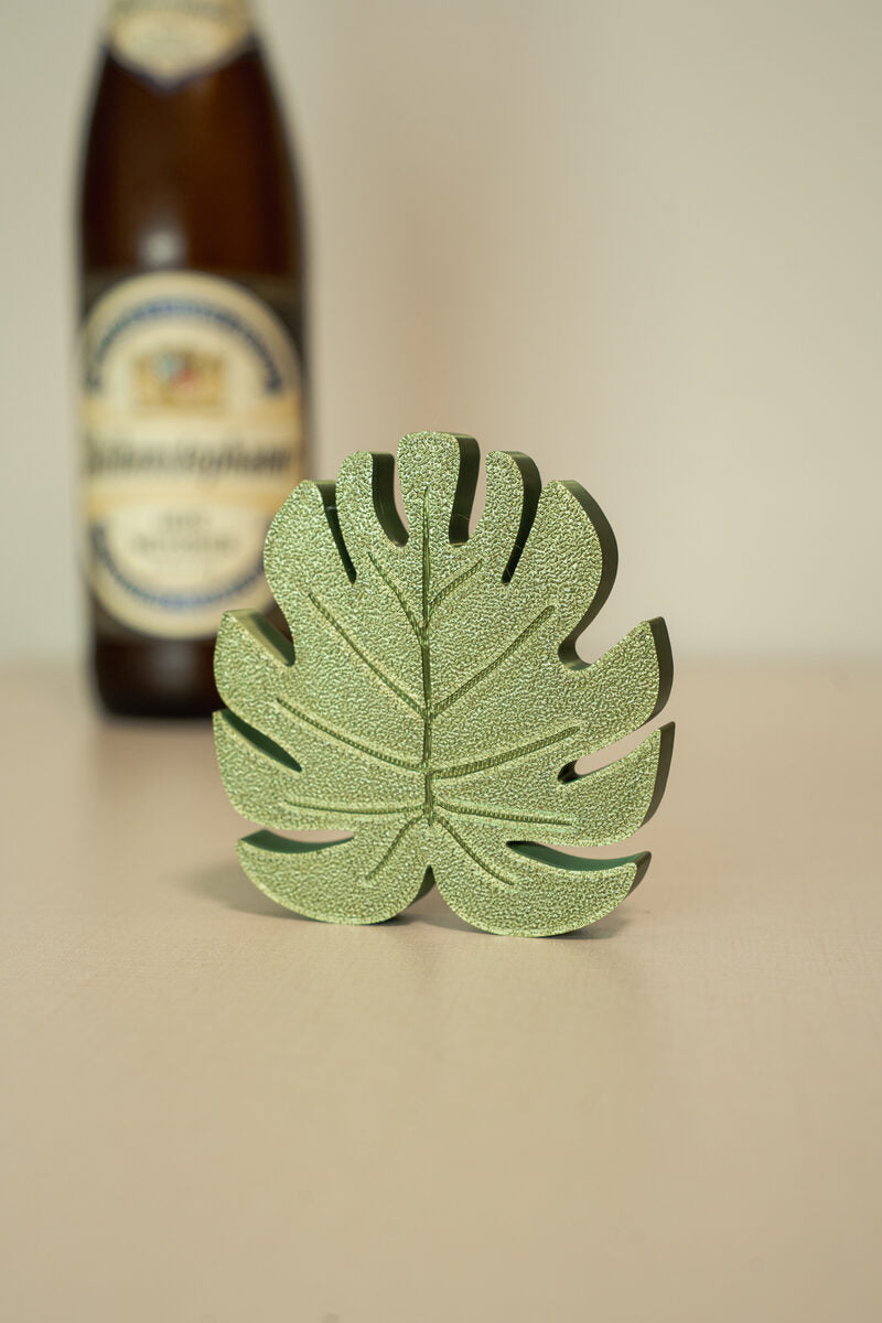 Monstera Pop | Monstera Shaped Beer Opener (40 Mm Insert Compatible)