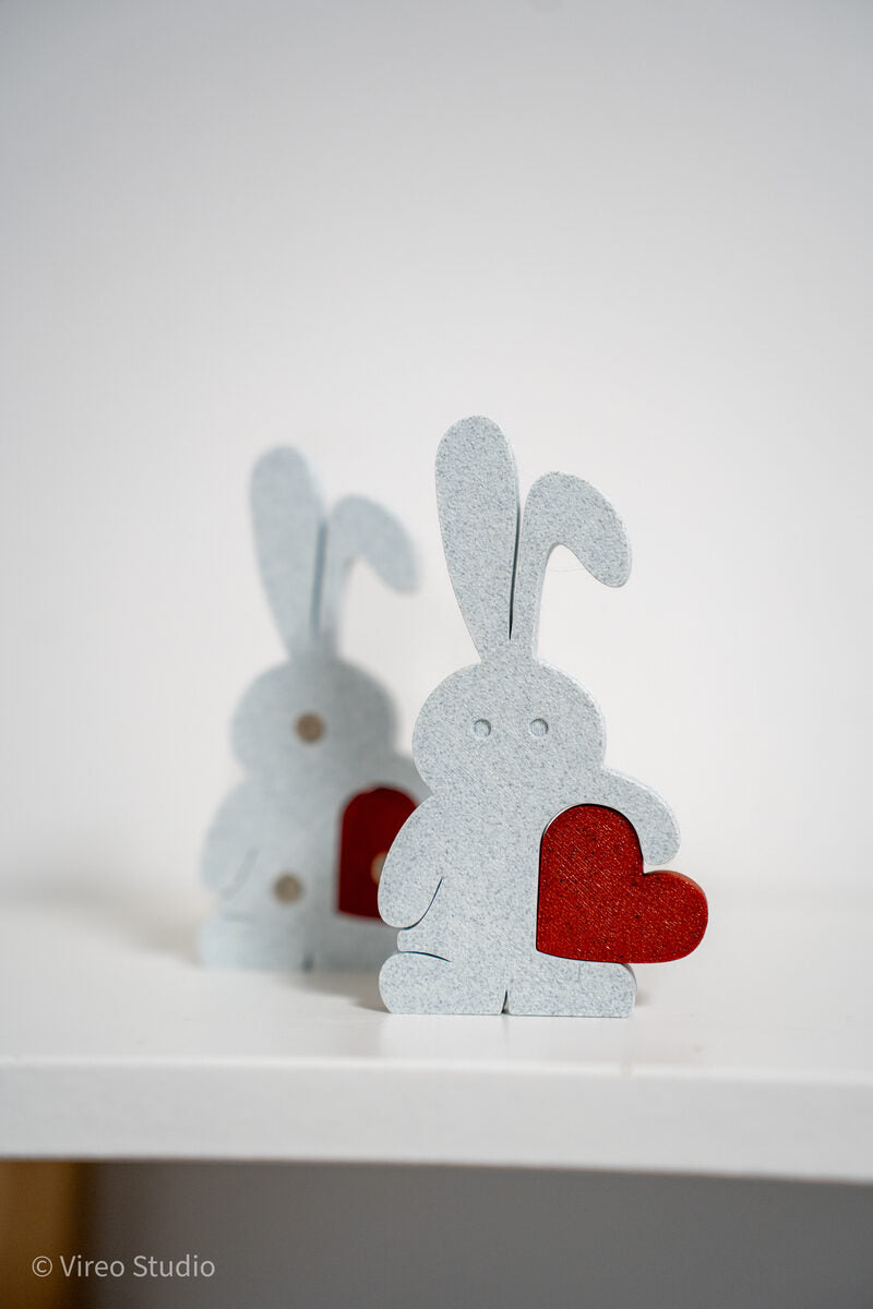 Valebunny | Magnetic Bunny & Heart Valentine Display + Fridge Magnets
